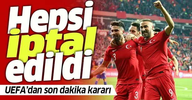 Milli maçlara koronavirüs engeli! Hepsi iptal edildi