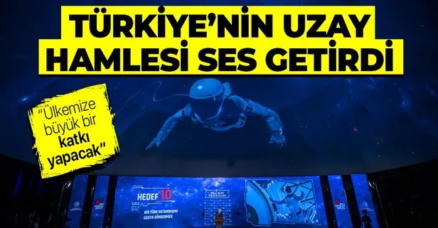 Başkan Erdoğan’ın tanıttığı ’Milli Uzay Programı’ heyecanla karşılandı: Ülkemize büyük bir katkı yapacak