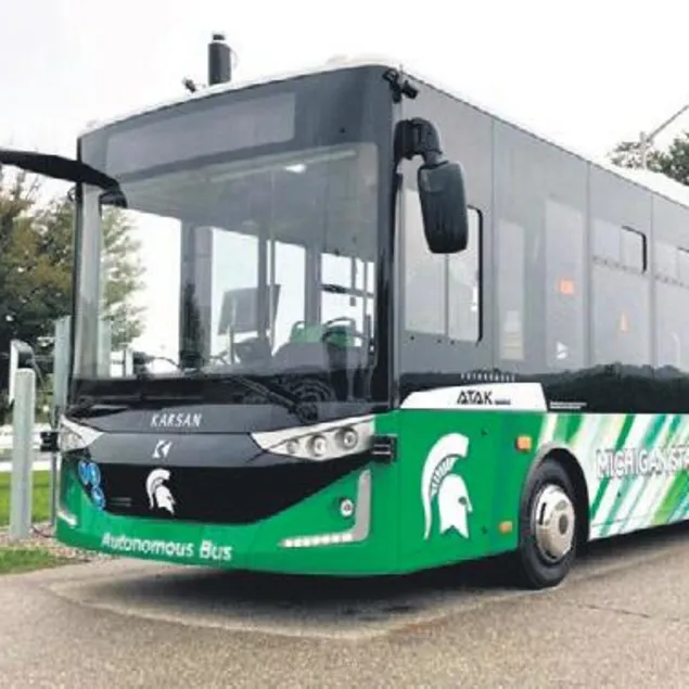 Şoförsüz otobüs yolda