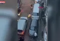 Kağıthane’de park yeri kavgası kamerada!