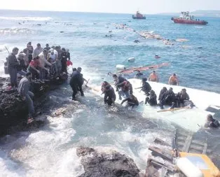 Göçmen teknesi battı