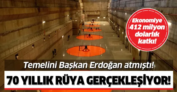 Temelini Başkan Erdoğan atmıştı! Ilısu Barajı'nda elektrik üretimi yarın başlıyor
