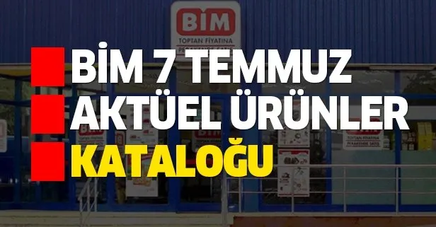 BİM 7 Temmuz 2020 aktüel kataloğunda çeşitli indirimler!