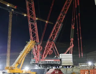 Başkan Erdoğan incelemişti... Akkuyu NGS’de dünyanın en güçlü inşaat vinçlerinden biri daha devreye alındı