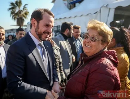 Hazine ve Maliye Bakanı Berat Albayrak’tan Sarıyer esnafına ziyaret
