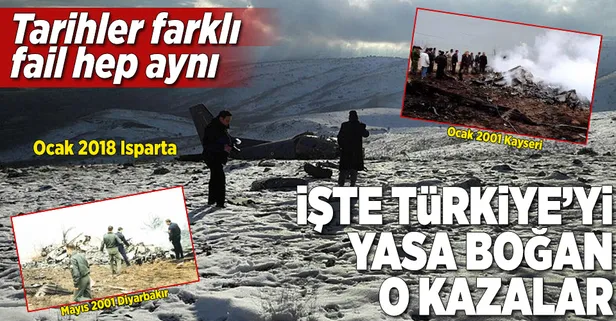 3 kaza, 40 şehit! İşte Türkiye'de CASA tipi uçakların karıştığı kazalar-1