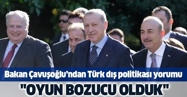 Dışişleri Bakanı Mevlüt Çavuşoğlu SETA panelinde: Oyun bozucu olduk
