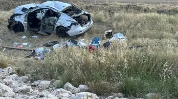 Derebucak'ta kaza: 1'i bebek 3 ölü 3 yaralı