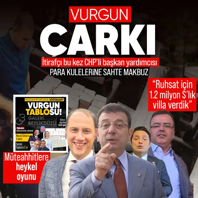 Ekosistemin vurgun düzeni! CHPli Veysel Erçevik itiraf etti... Para kulelerine sahte makbuz müteahhitlere heykel oyunu