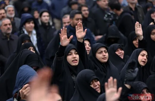 Kasım Süleymani için Ahvaz'da cenaze töreni - 26