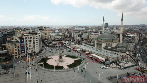 SON DAKİKA: İstanbul Taksim'de yapımı devam eden camide heyecanlandıran anlar! Dev avize ve kapı kasası takıldı! İnce işçiliğe geçildi - 28
