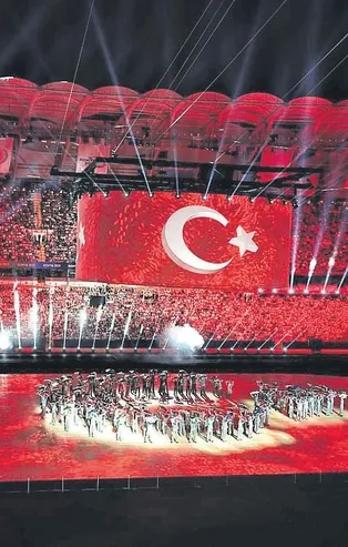 Türkiye’nin ev sahipliğini yaptığı 5. İslami Dayanışma Oyunları’nda muhteşem şölen