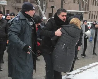Meclis önünde CHP provokasyonu