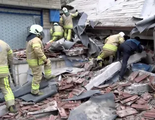 İstanbul’da 7 katlı bina çöktü