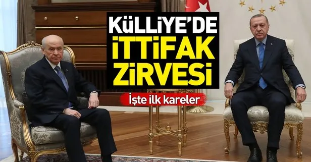 Son dakika: Erdoğan - Bahçeli arasındaki kritik görüşme sona erdi