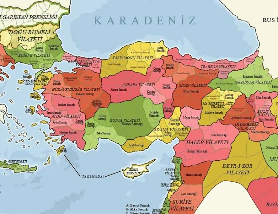 Şehirlerin Osmanlı Dönemindeki İsimleri Bakın Neymiş! 1200’lerden 2000’lere Liste Böyle Yenilendi