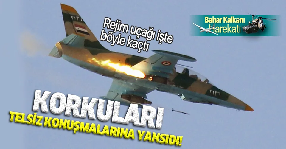 TSK rejim uçaklarına nefes aldırmıyor! Esad'ın uçağının kaçışı telsiz konuşmalarına yansıdı!