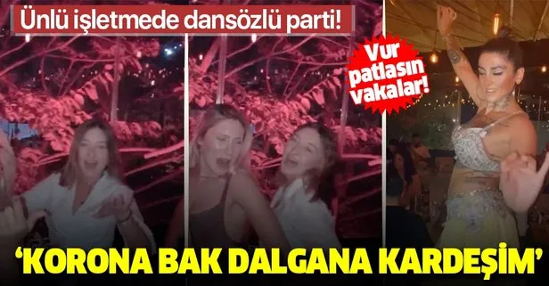İstanbul'un göbeğindeki ünlü mekanda rezalet görüntüler! 'Korona bak dalgana' notu ile paylaştı...