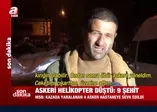 Bitlis'te yaşanan helikopter kazasının görgü tanığı yaşananları anlattı