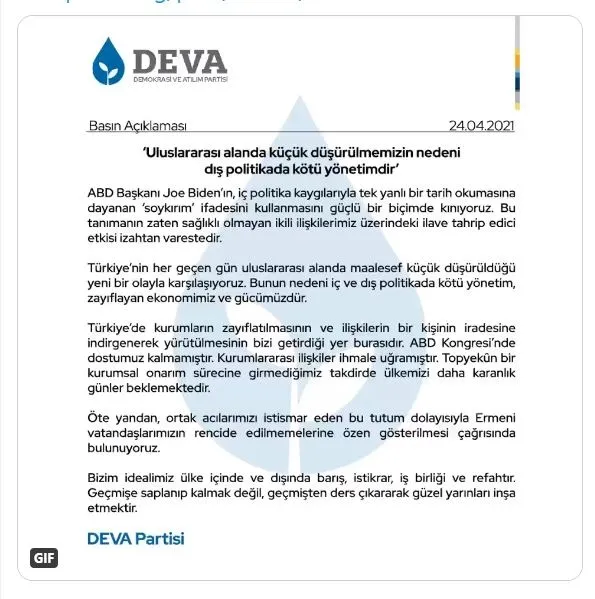 sanayi-ve-ticaret-bakani-mustafa-varanktan-deva-partisinin-soykirim-aciklamasina-tepki-ancak-mandaci-bir-kafadan-cikar-1619295232329.jpg Sanayi ve Ticaret Bakanı Mustafa Varank'tan DEVA Partisi’nin 'soykırım' açıklamasına tepki: Ancak mandacı bir kafadan çıkar-2