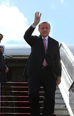 Cumhurbaşkanı Erdoğan Güney Kore'ye gitti