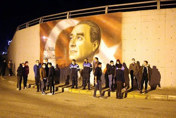 Son dakika: CHP'li Bolu Belediyesi yasağı hiçe saydı duvarları boyadı-1