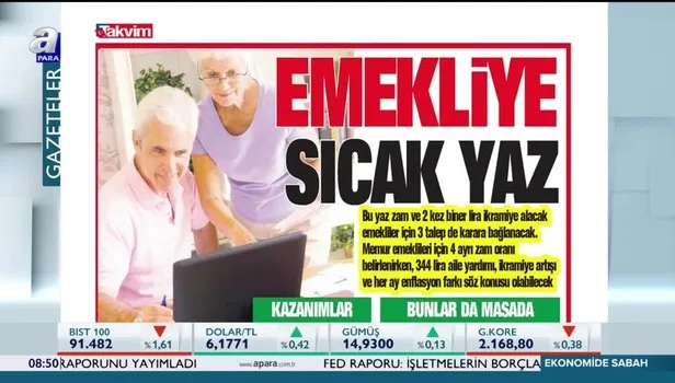 Emekliye sıcak yaz