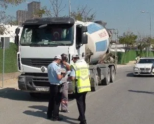 Polise ’beton mikseri’ operasyonu