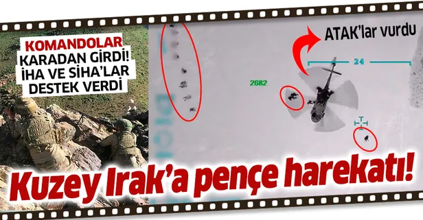 Son dakika: Kuzey Irak'a hava ve kara harekatı