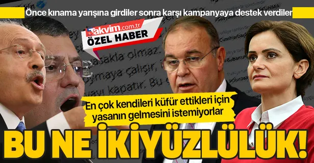 İşte CHP'nin ikiyüzlülüğü! Bakan Albayrak ve ailesine hakaret edenleri önce eleştirdiler sonra #SosyalMedyamaDOKUNMA kampanyasına destek verdiler