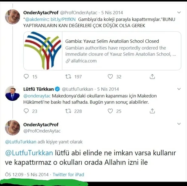 Şehit ailesine "bacını s..erim" diyerek küfreden İyi Partili Lütfü Türkkan'ın FETÖ tetikçiliğinin belgesi!-4