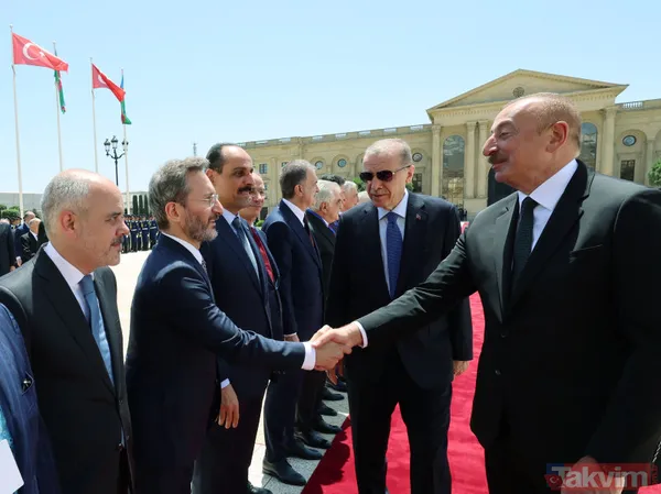 Başkan Recep Tayyip Erdoğan'dan Gardaş Azerbaycan'a ziyaret! Heyette Sinan Oğan da yer aldı - 18