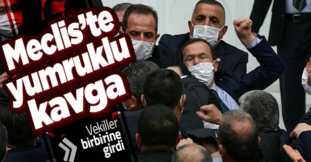 SON DAKİKA! Bütçe görüşmeleri sırasında TBMM'de yumruklu kavga