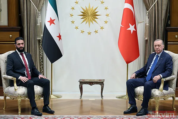 Ahmed Şara'dan Başkan Erdoğan'a teşekkür! "Kardeş Türkiye" vurgusu: İş birliğinin güçlenmesini sabırsızlıkla bekliyoruz - 13