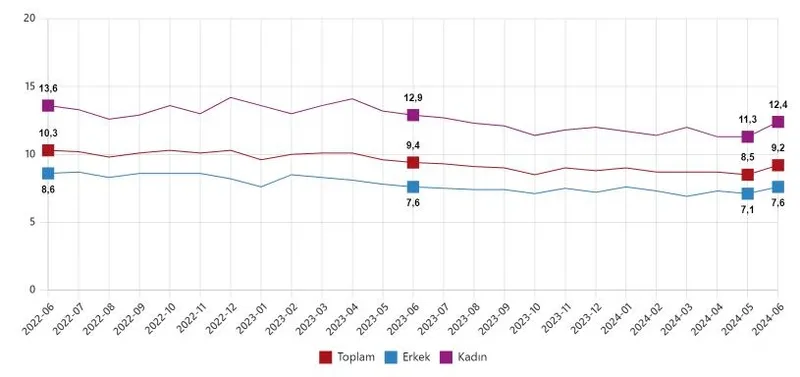 TÜİK işsizlik rakamlarını açıkladı | Haziran ayı işsizlik rakamları ne oldu?-2
