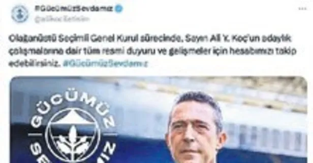 Ali Koç seçime hazırlanıyor!