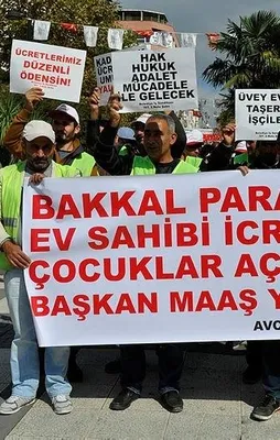 CHP'li Avcılar Belediyesi'nde işçi eylemi