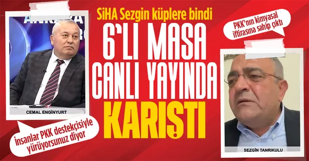Altılı masa canlı yayında karıştı! PKK'nın iftirası CHP'li Sezgin Tanrıkulu ve Demokrat Partili Cemal Enginyurt'u birbirine düşürdü