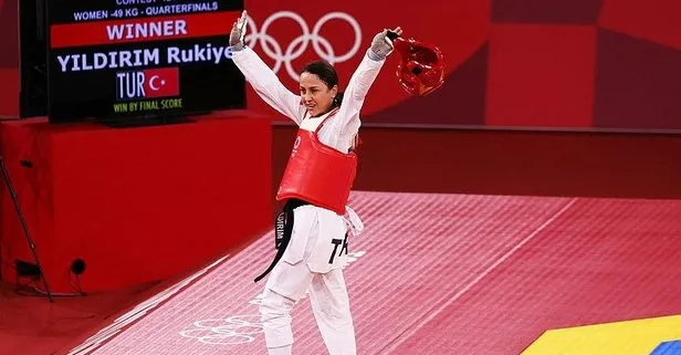 Tokyo 2020 Olimpiyat Oyunları’nda Milli Tekvandocu Rukiye Yıldırım olimpiyat dördüncüsü oldu