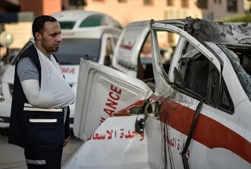 Filistin Kızılayı bir kez daha seslendi! İsrail, Filistin'deki ambulansları hedef alıyor: Ambulanslar çalışmıyor!