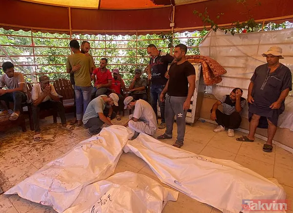 Soykırımcı İsrail alçak saldırısı sonrası El Mevasi'deki yıkım böyle görüntülendi! İşte kare kare vahşet - 41