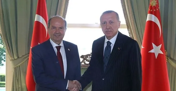 Başkan Erdoğan ile KKTC Başbakanı Tatar arasında önemli görüşme