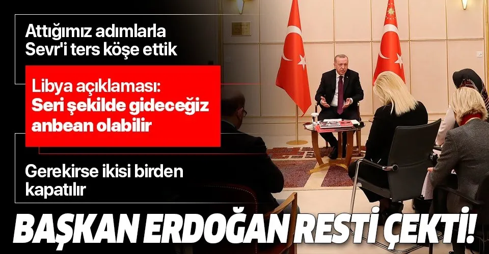 Son dakika: Başkan Erdoğan'dan gazetecilere önemli açıklamalar