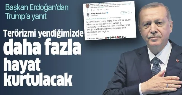 Son dakika: Başkan Erdoğan’dan Trump’a cevap