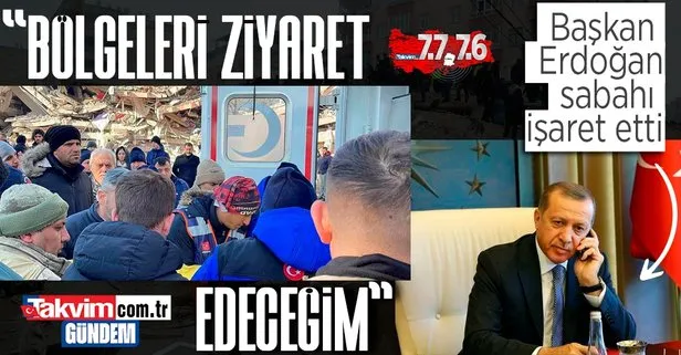 Başkan Erdoğan depremde vefat eden AK Partili Yakup Taş’ın ailesine başsağlığı! Bölgeyi ziyaret edeceğim...