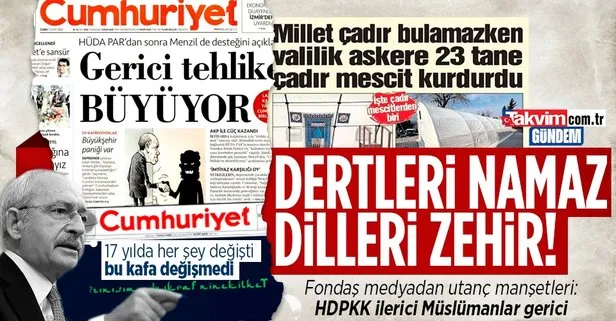 6’lı koalisyonun HDPKK ile kurduğu ortaklığı gizlemeye çalışan fondaş medyadan skandal manşetler: Hedefleri Cumhur İttifakı ve Müslümanlar!
