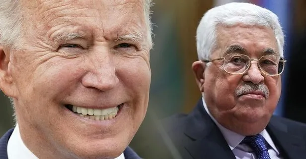 Filistin Devlet Başkanı Abbas, ABD Başkanı Joe Biden ile İsrail’in terör saldırılarını görüştü