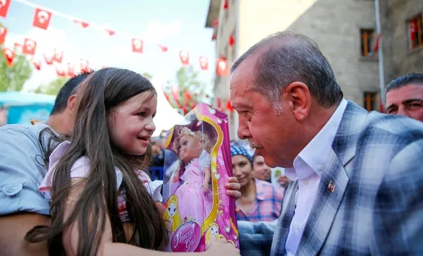 Minik kızın Erdoğan sevgisi-2