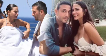 Demet Özdemir çiçekli bikinisiyle yaktı geçti sevgilisi Oğuzhan Koç kıskanmasın da ne yapsın! Ameliyat etmeyi öğrenen Demet...