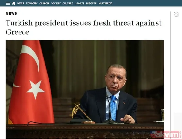 Başkan Erdoğan Yunanistan'ı son kez uyardı komşu basını yankılandı! Yunanistan'da Kıbrıs korkusu - 6